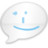 iChat Milk Blue Smile Icon
